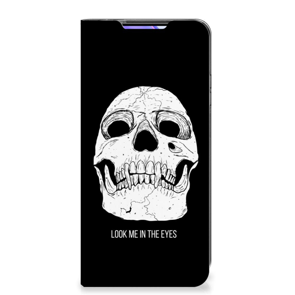 Mobiel BookCase Xiaomi Mi 10T Lite Skull Eyes - B2C Telecom