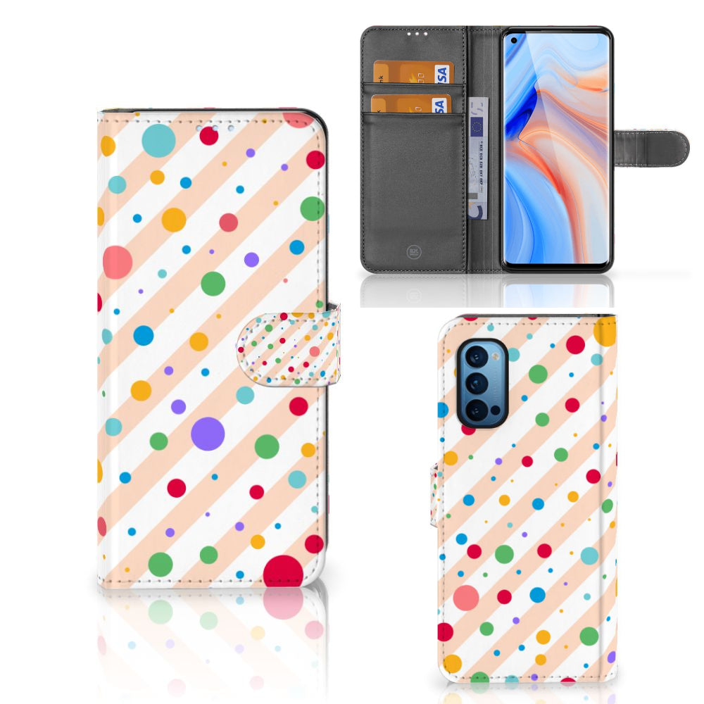 OPPO Reno 4 Pro 5G Telefoon Hoesje Dots