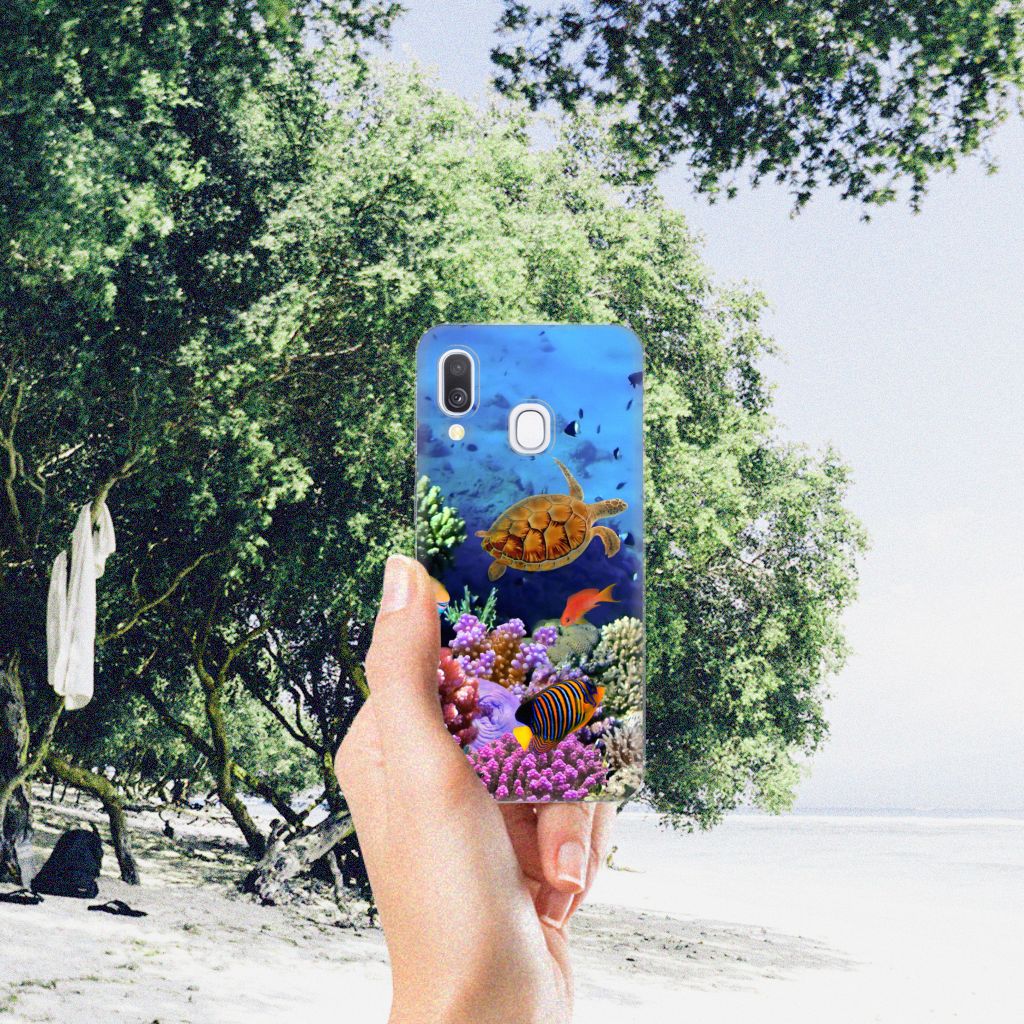 Samsung Galaxy A40 TPU Hoesje Vissen