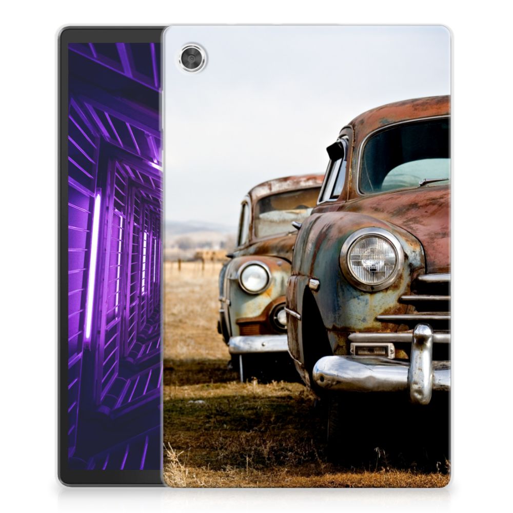 Lenovo Tab M10 Plus Tablet Backcover met foto Vintage Auto - B2C Telecom