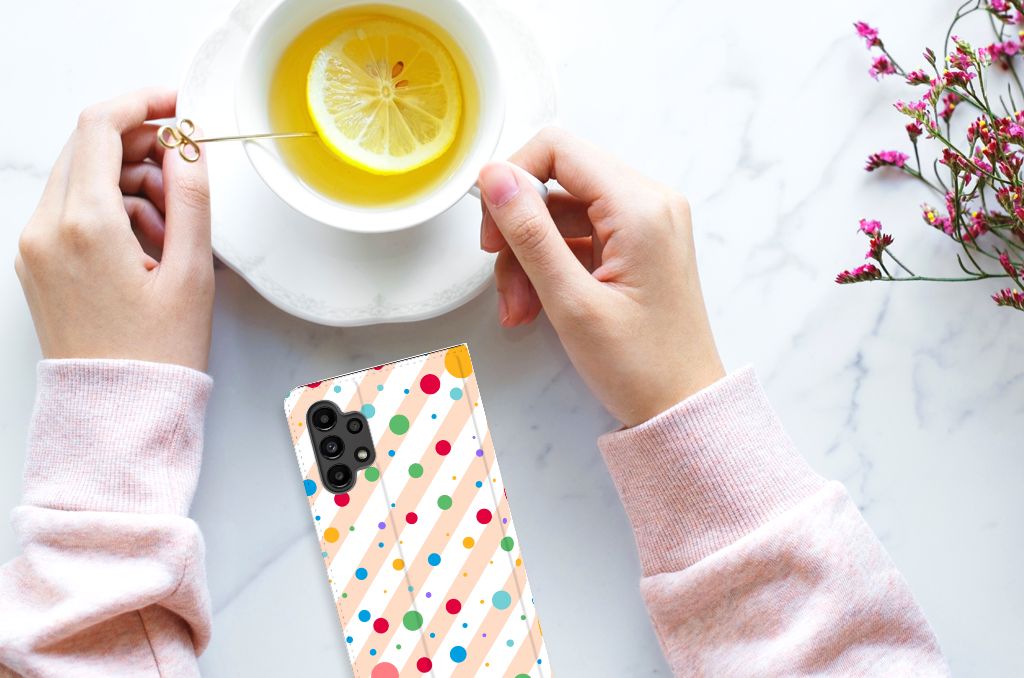 Samsung Galaxy A13 (4G) Hoesje met Magneet Dots - B2C Telecom