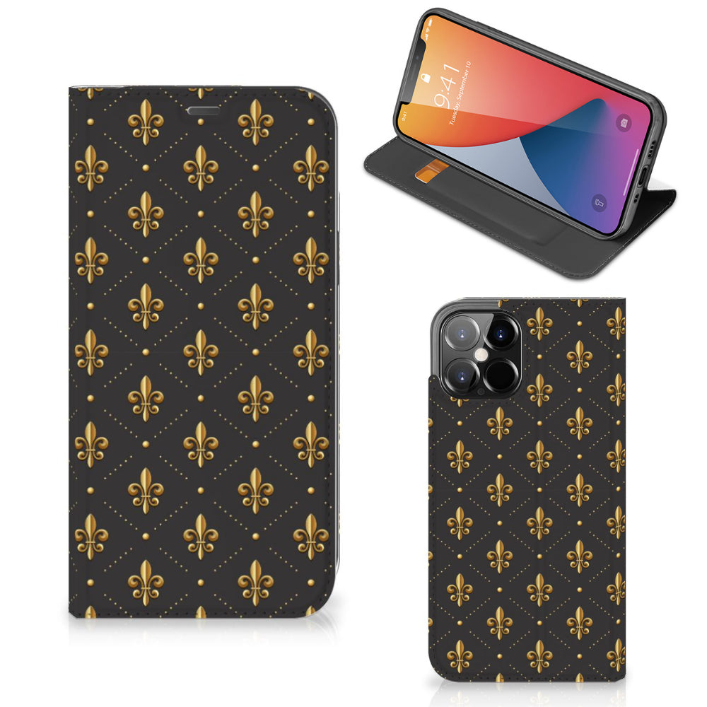 iPhone 12 Pro Max Hoesje met Magneet Franse Lelie