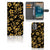 Nokia G22 Hoesje Gouden Bloemen