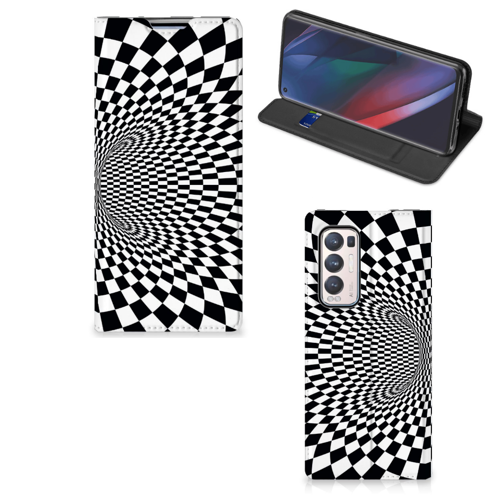 OPPO Find X3 Neo Stand Case Illusie - B2C Telecom