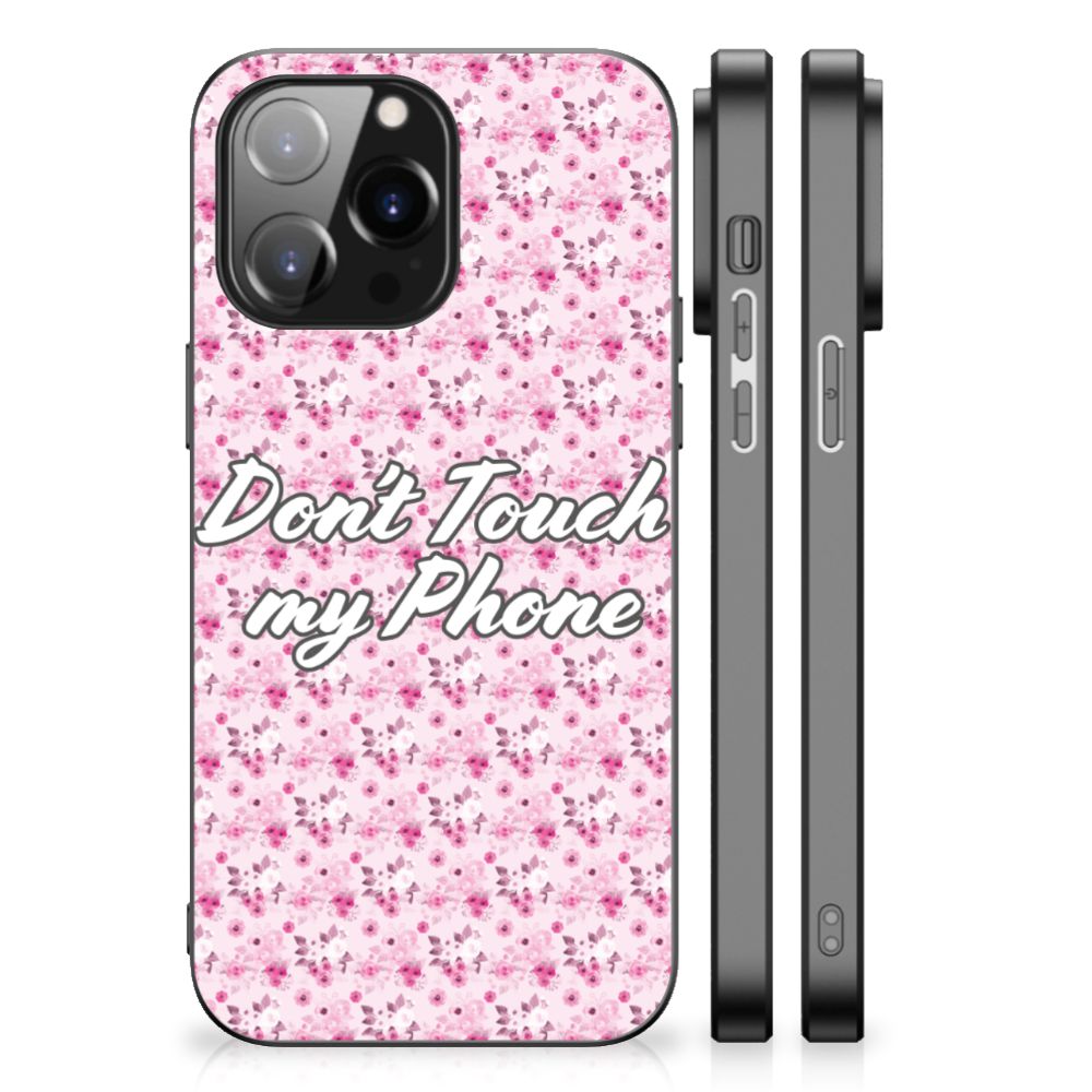 iPhone 14 Pro Max Telefoon Hoesje Flowers Pink DTMP B2C Telecom