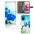 Xiaomi Redmi Note 10S | 10 4G | Poco M5s Hoesje Orchidee Blauw - Cadeau voor je Moeder