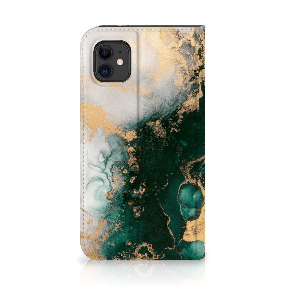 Standcase voor Apple iPhone 11 Marmer Groen - B2C Telecom