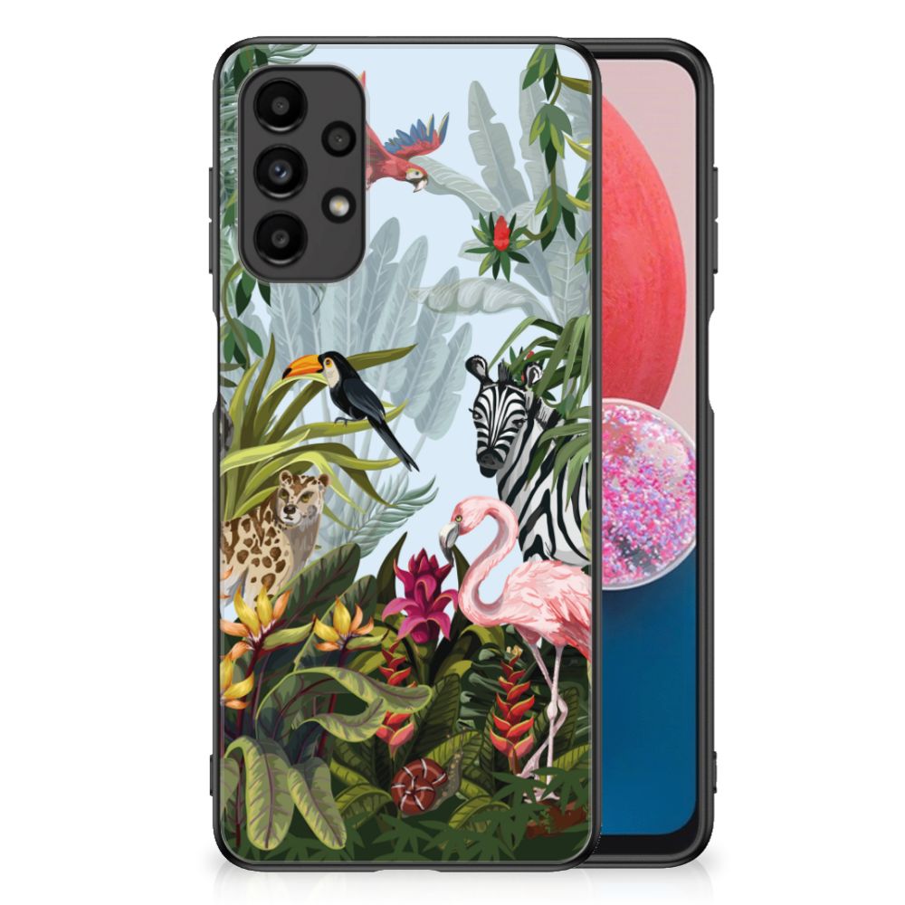 Dierenprint Telefoonhoesje voor Samsung Galaxy A13 4G Jungle B2C Telecom