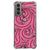 Samsung Galaxy S21 Back Cover Swirl Pink