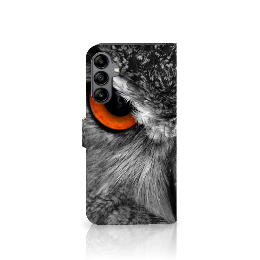 Samsung Galaxy A34 Telefoonhoesje met Pasjes Uil