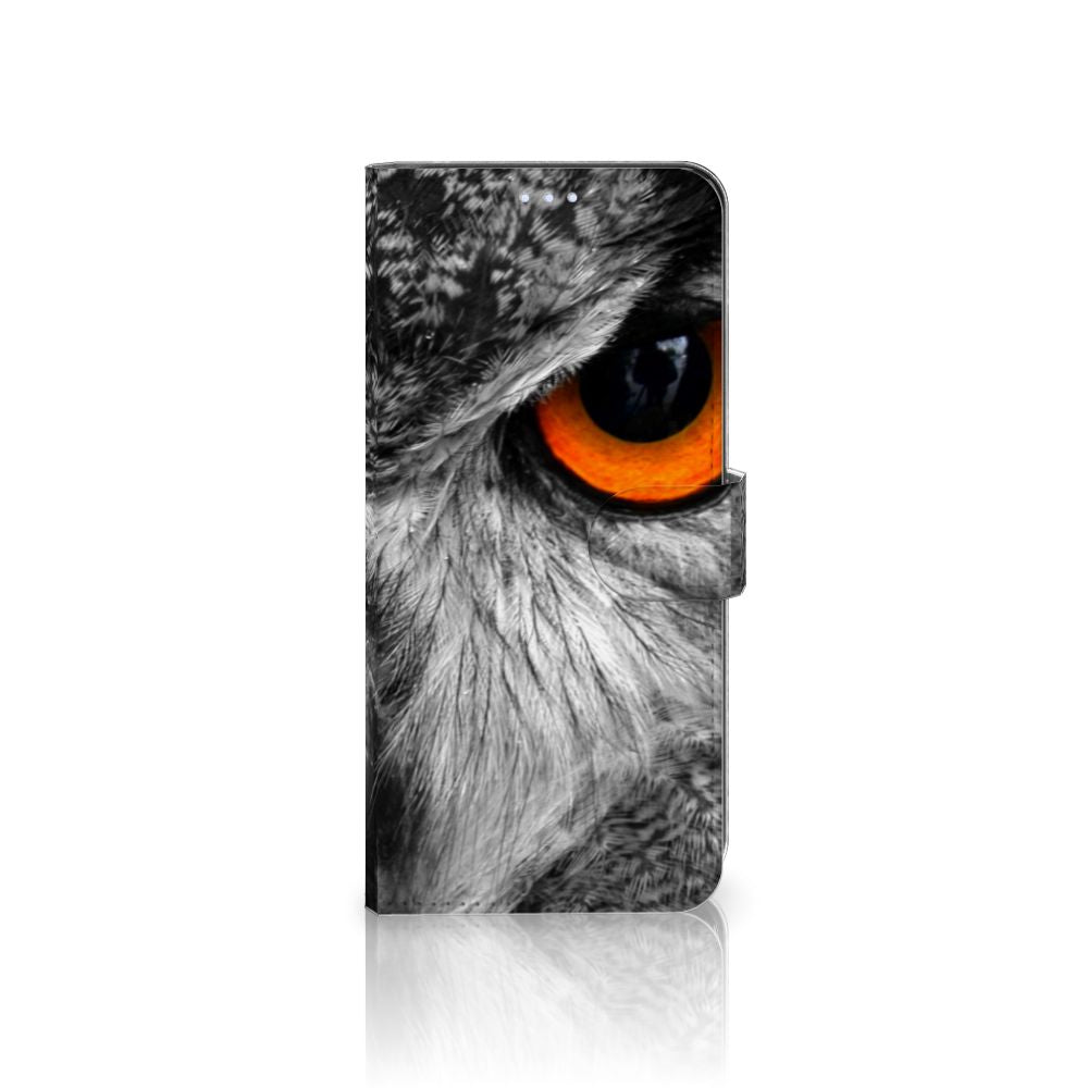 Motorola Moto G100 Telefoonhoesje met Pasjes Uil