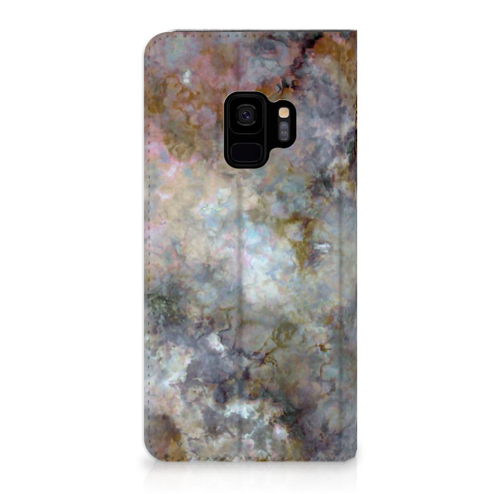 Samsung Galaxy S9 Standcase Marmer Grijs