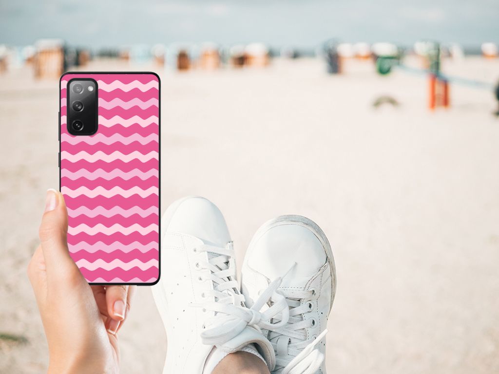 Samsung Galaxy S20 FE Back Case Waves Pink B2C Telecom
