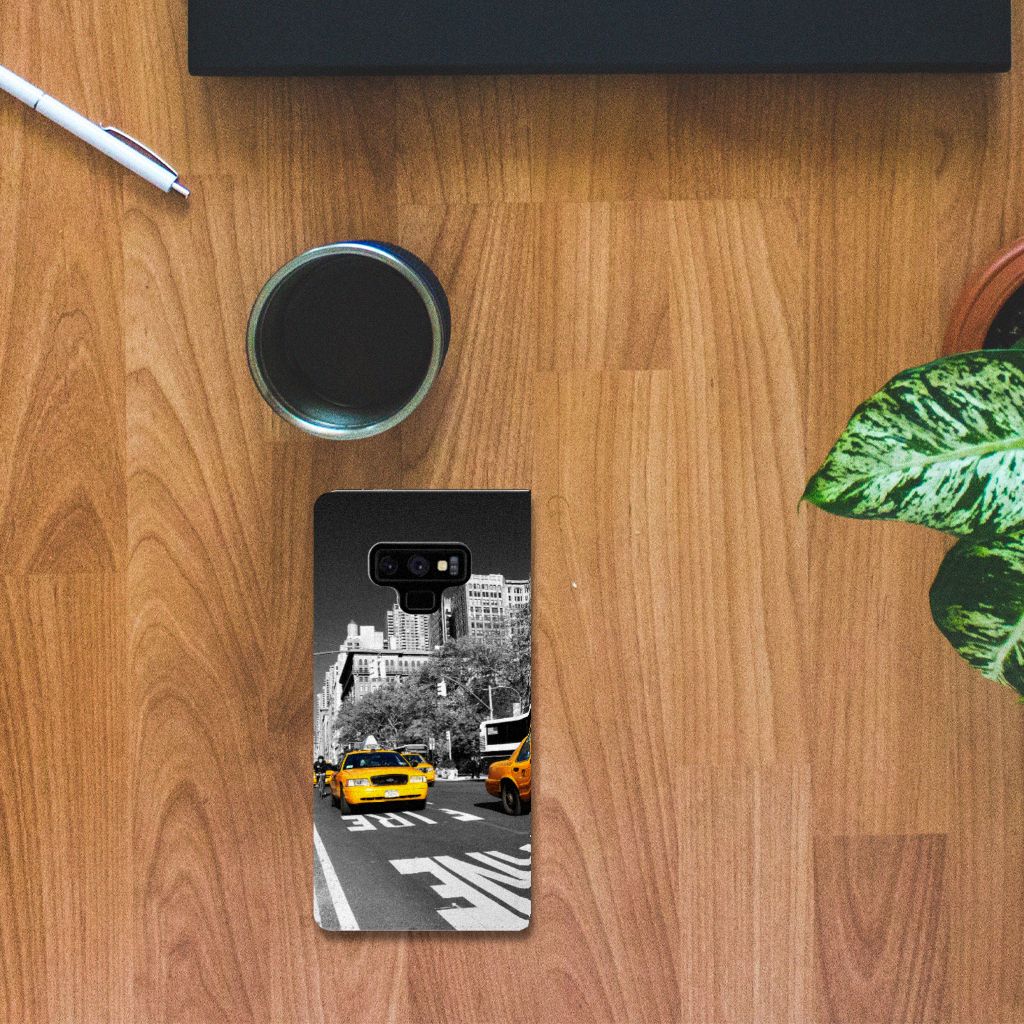 Samsung Galaxy Note 9 Book Cover New York Taxi