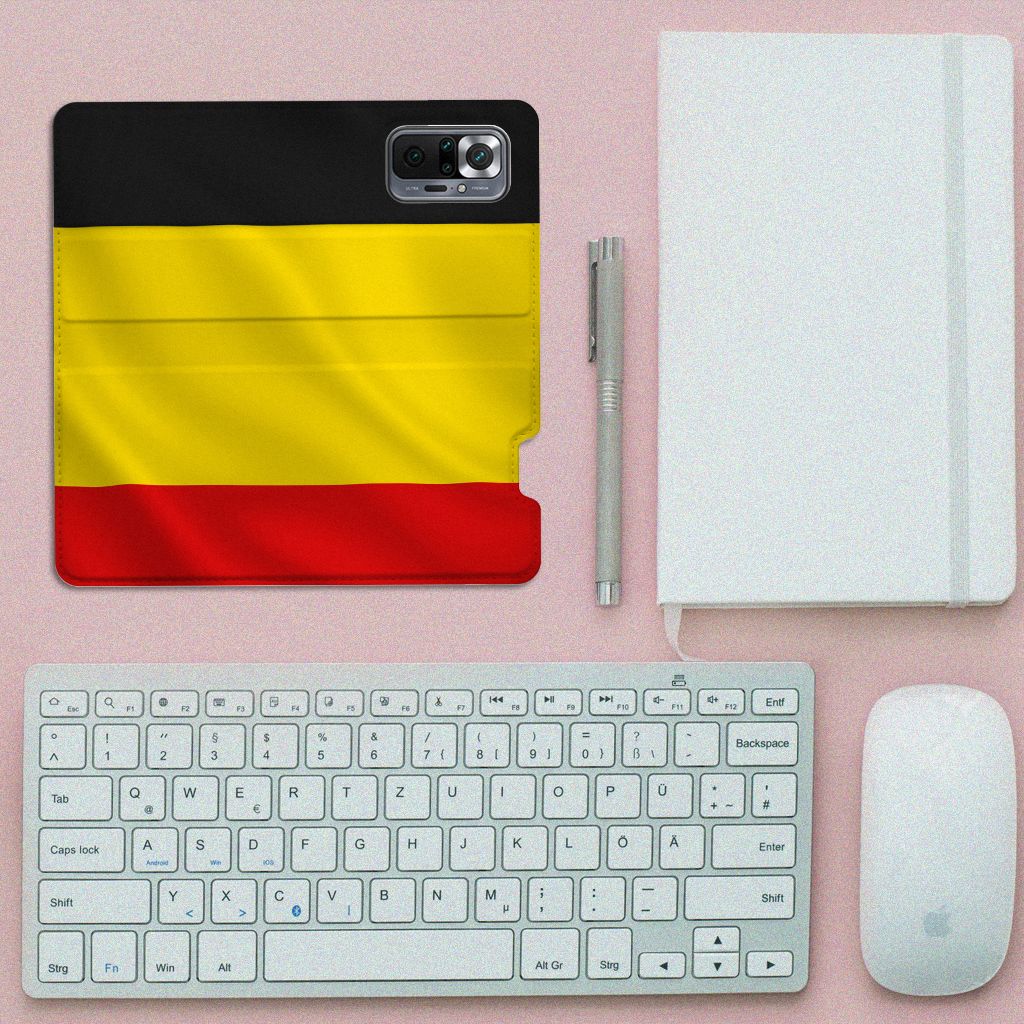 Xiaomi Redmi Note 10 Pro Standcase Belgische Vlag - B2C Telecom