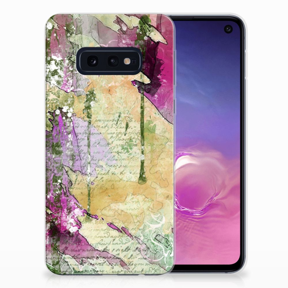 Hoesje maken Samsung Galaxy S10e Letter Painting