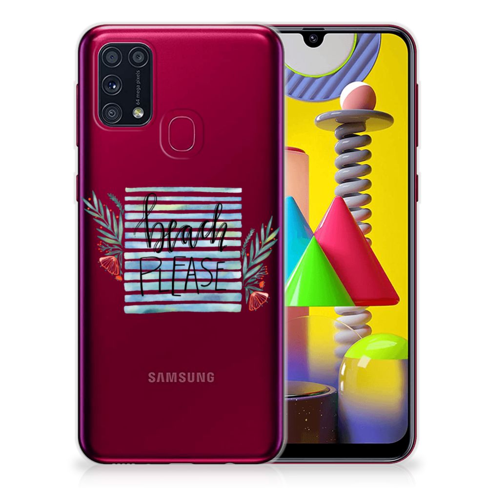 Samsung Galaxy M31 Telefoonhoesje met Naam Boho Beach B2C Telecom