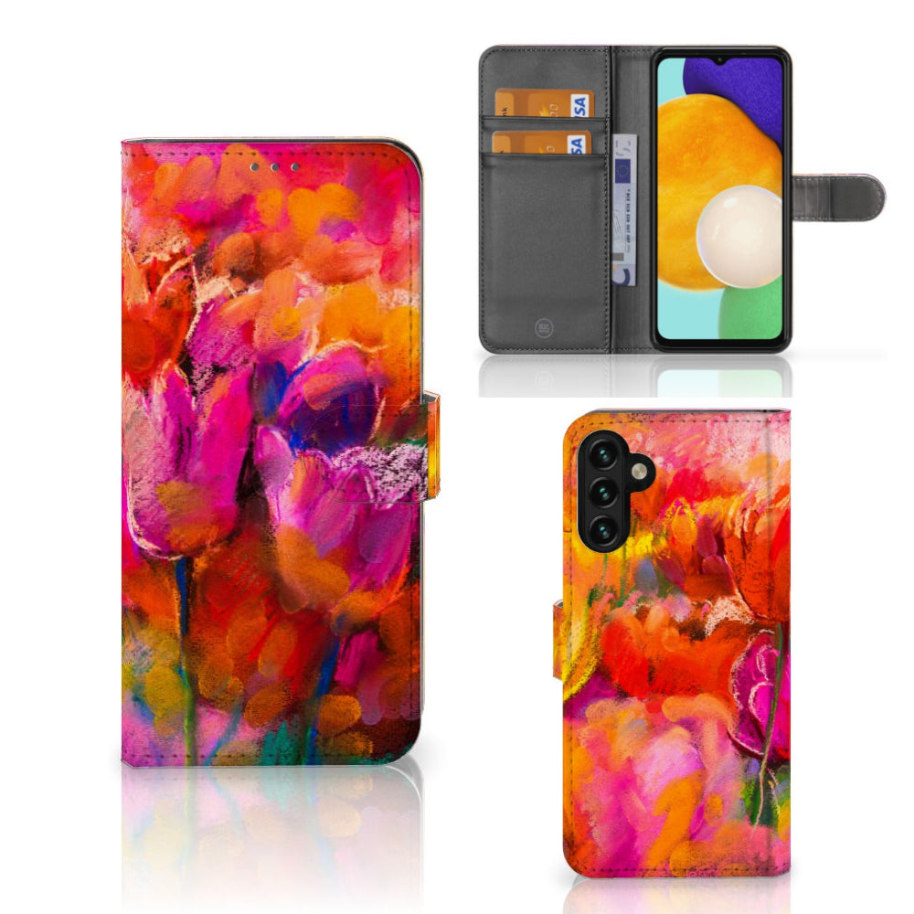 Hoesje Samsung Galaxy A04s | Samsung Galaxy A13 5G Tulips