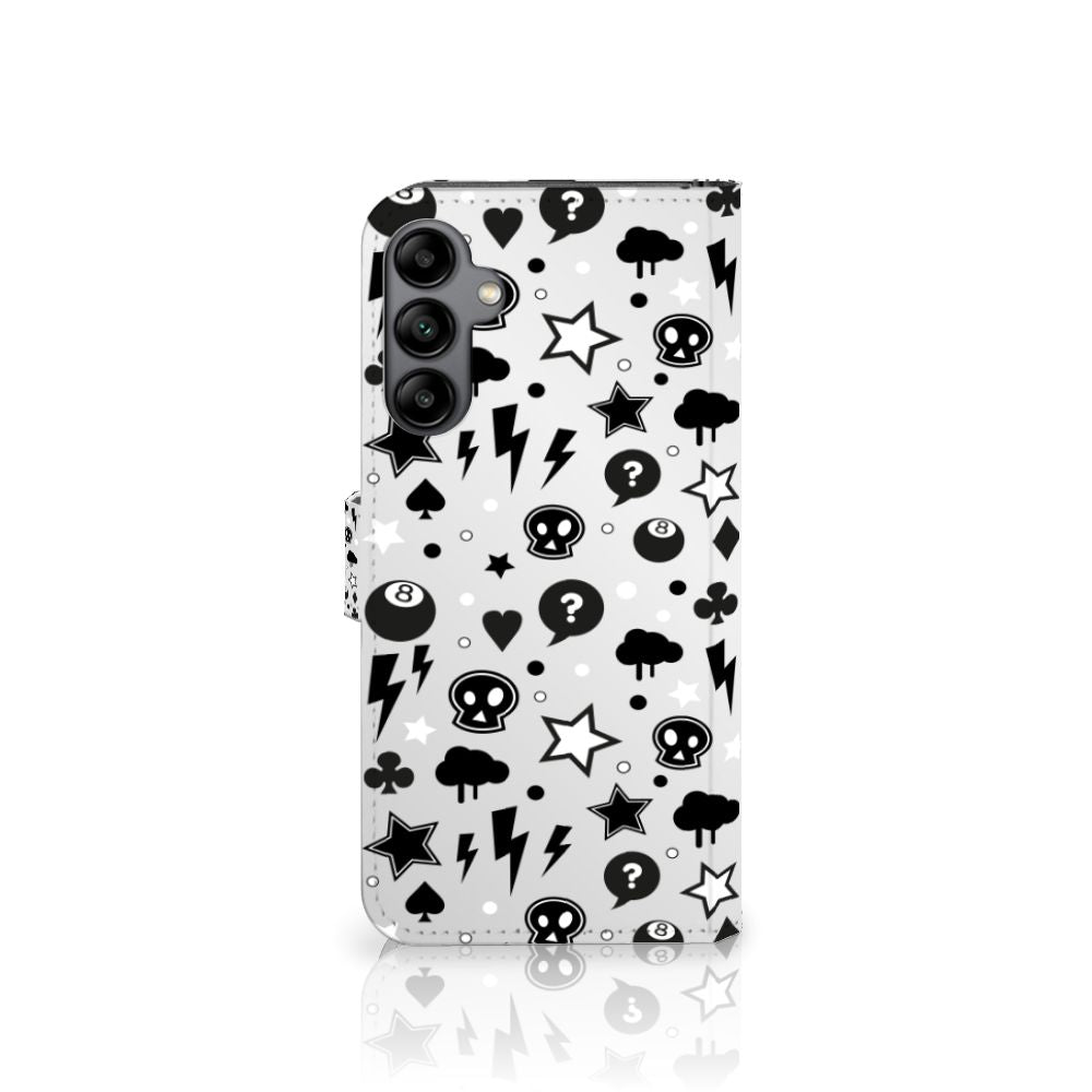 Telefoonhoesje met Naam Samsung Galaxy A34 Silver Punk