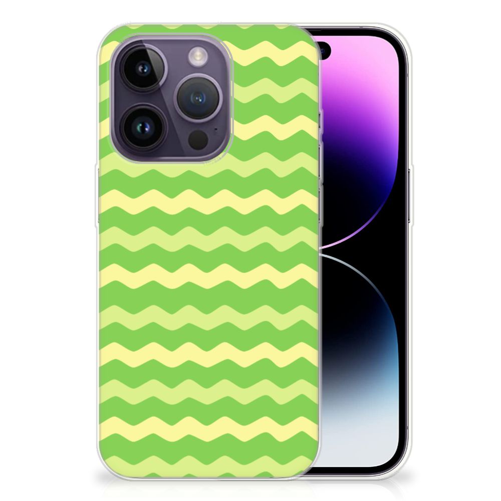 Apple iPhone 14 Pro TPU bumper Waves Green B2C Telecom