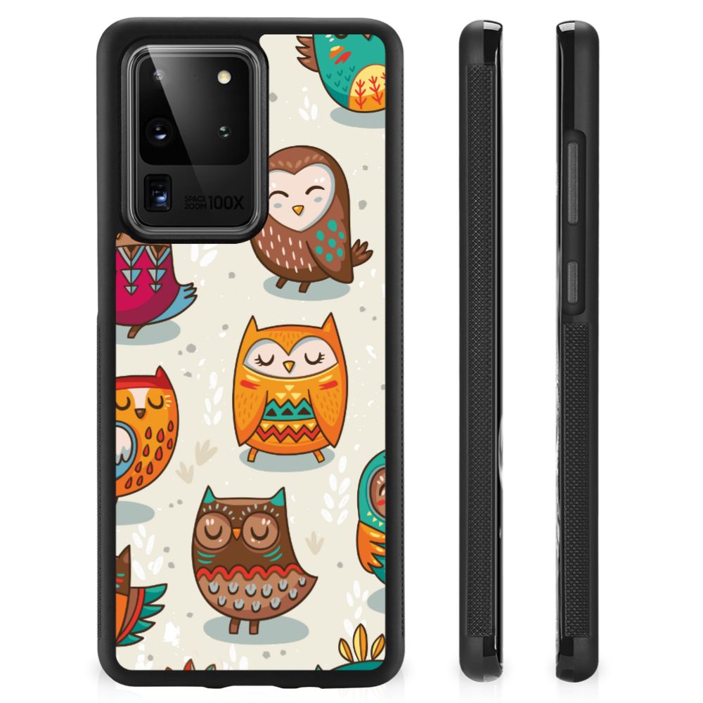 Samsung Galaxy S20 Ultra Back Cover Vrolijke Uilen B2C Telecom