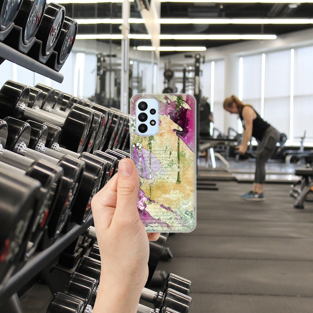 Hoesje maken Samsung Galaxy A23 Letter Painting B2C Telecom