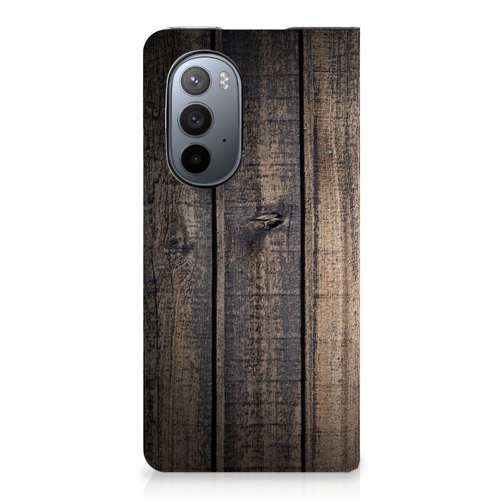 Motorola Edge 30 Pro Book Wallet Case Steigerhout - B2C Telecom