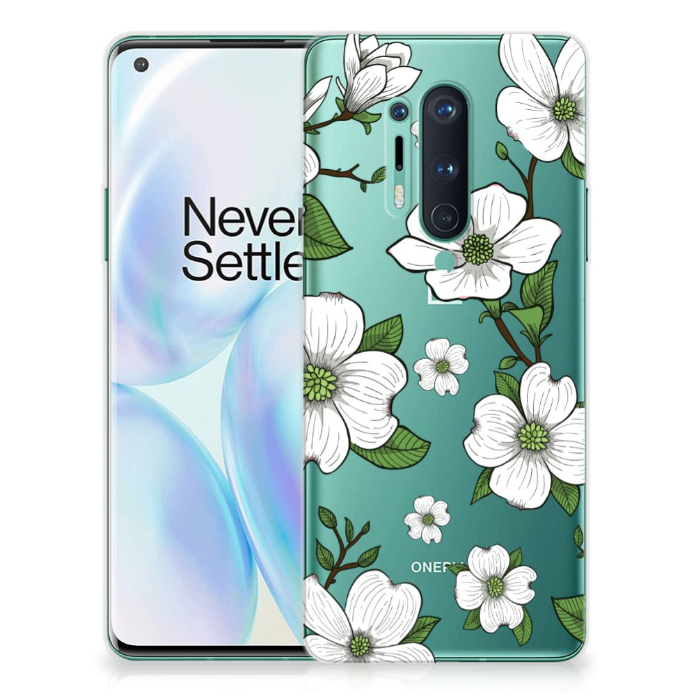 OnePlus 8 Pro TPU Case Dogwood Flowers