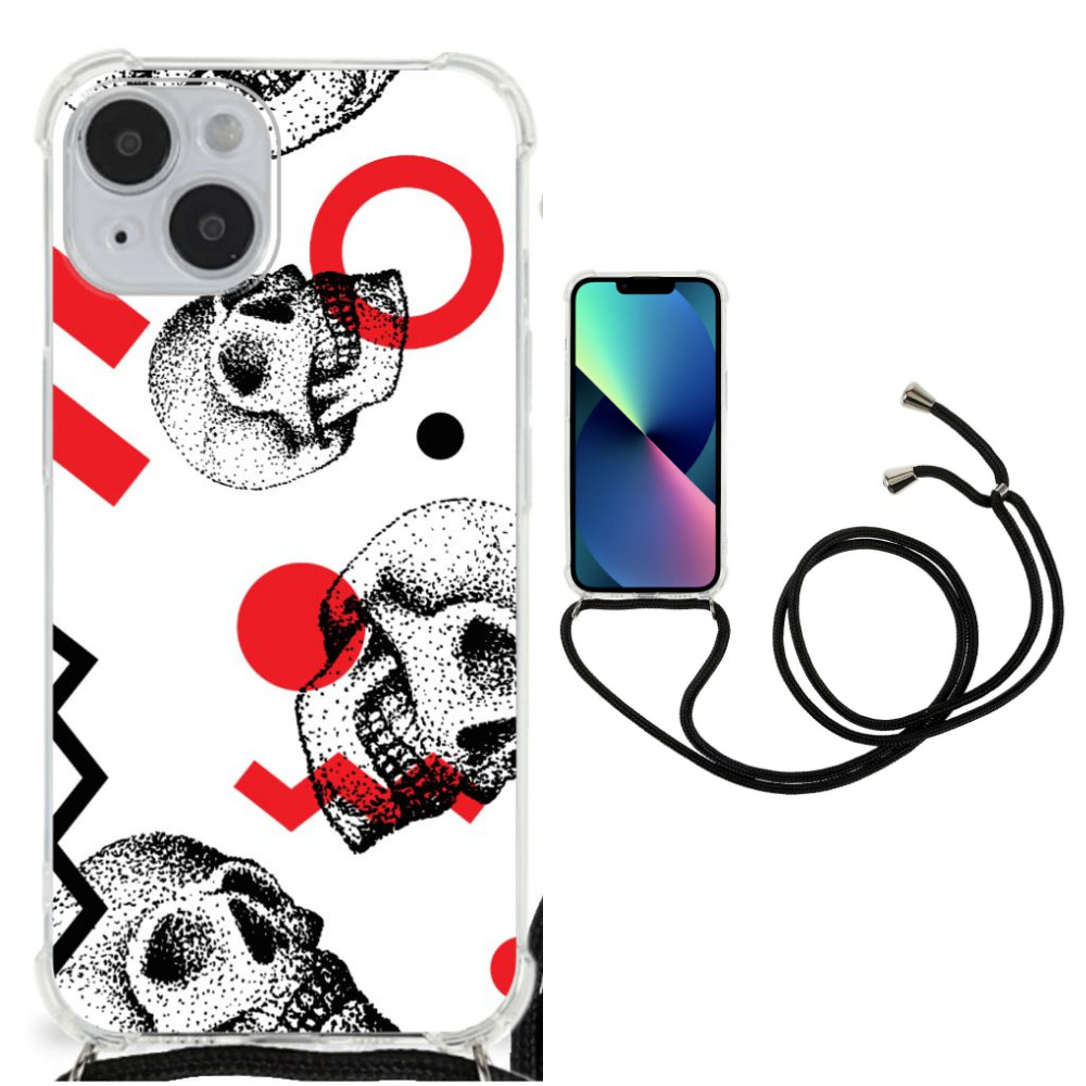 Extreme Case iPhone 14 Skull Red