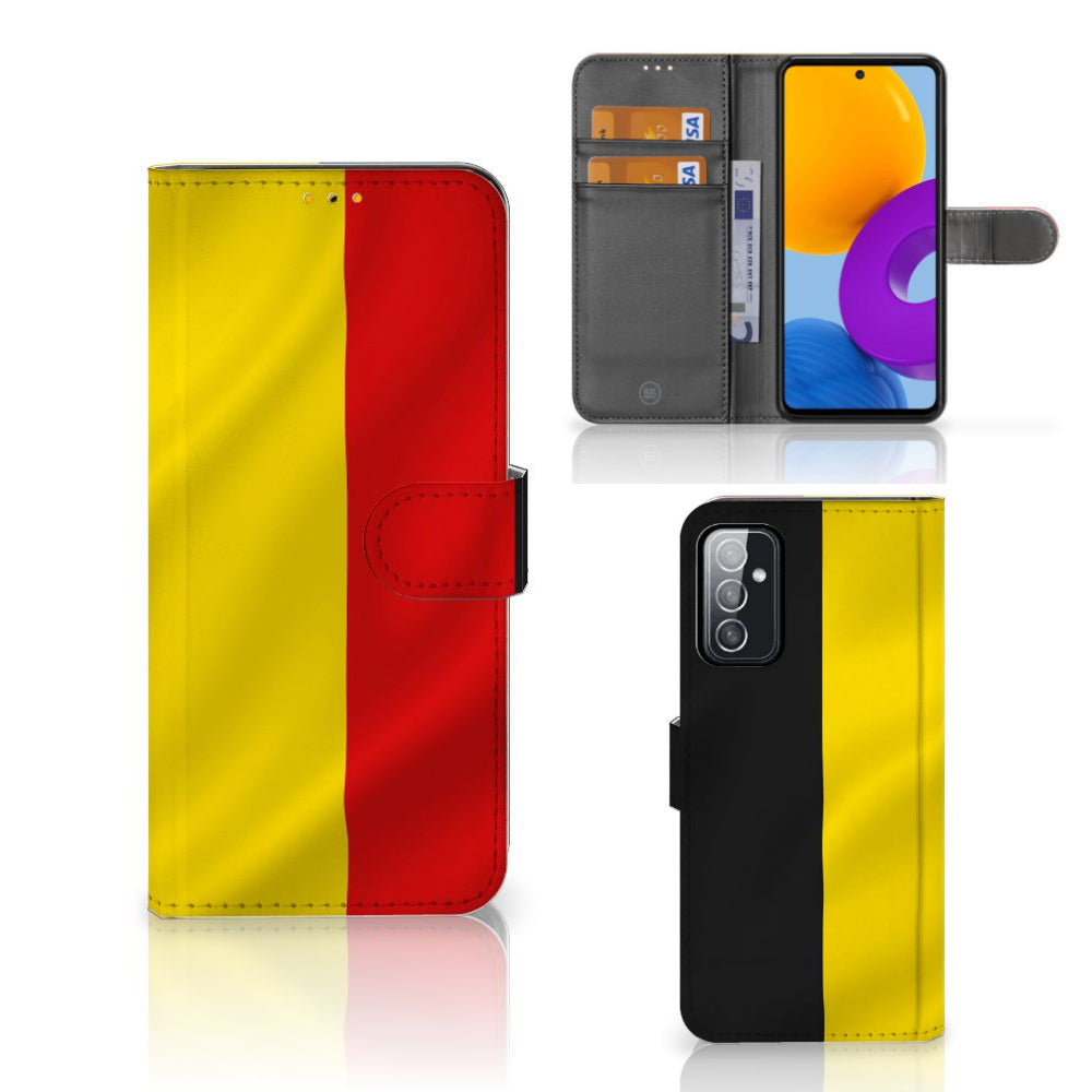 Samsung Galaxy M52 Bookstyle Case Belgische Vlag