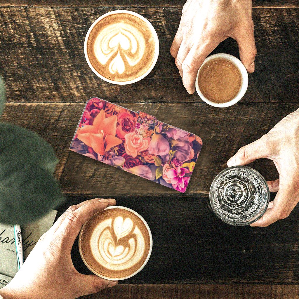 Motorola G8 Power Lite Hoesje Bosje Bloemen