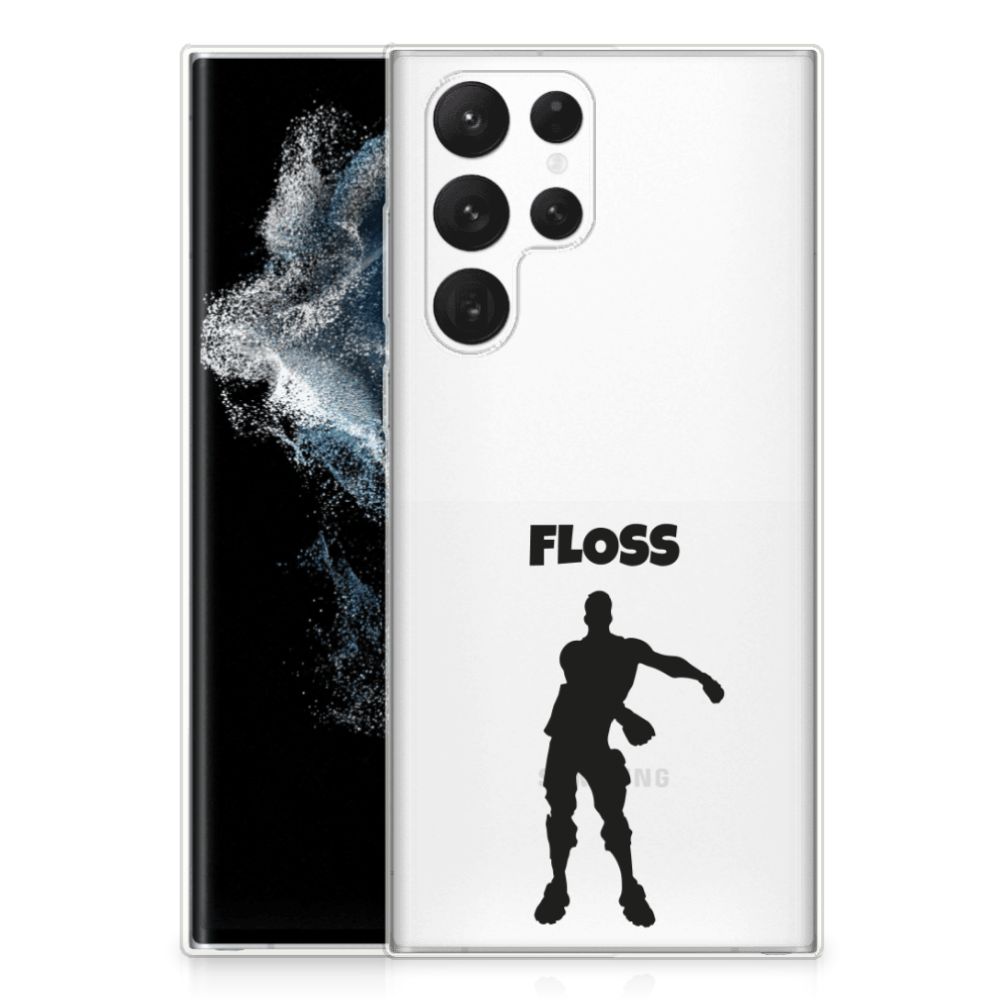 Samsung Galaxy S22 Ultra Telefoonhoesje met Naam Floss