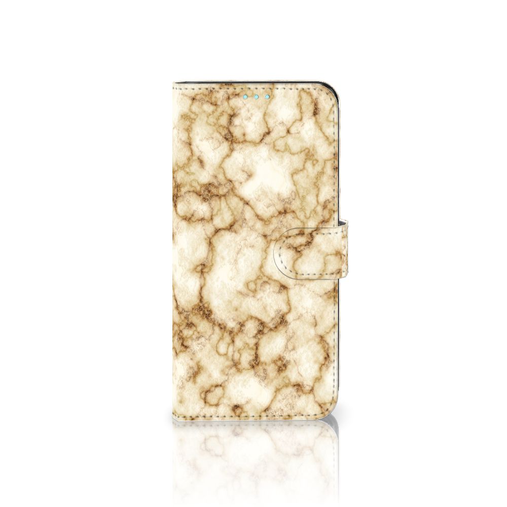 OPPO A76 | A96 Bookcase Marmer Goud
