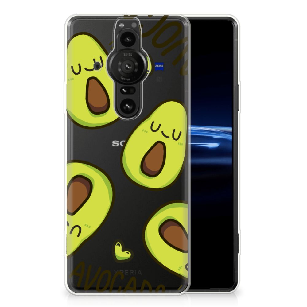 Sony Xperia Pro-I Telefoonhoesje met Naam Avocado Singing B2C Telecom