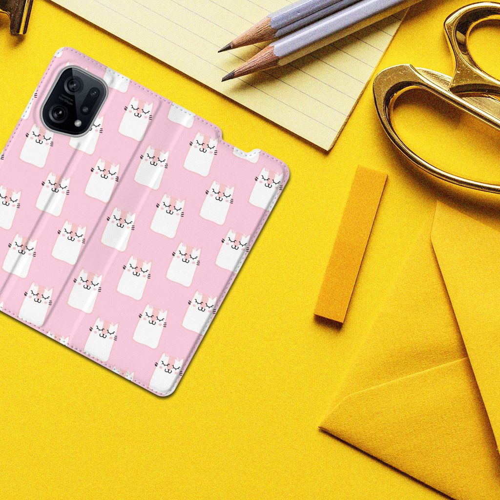 OPPO Find X5 Hoesje maken Sleeping Cats - B2C Telecom