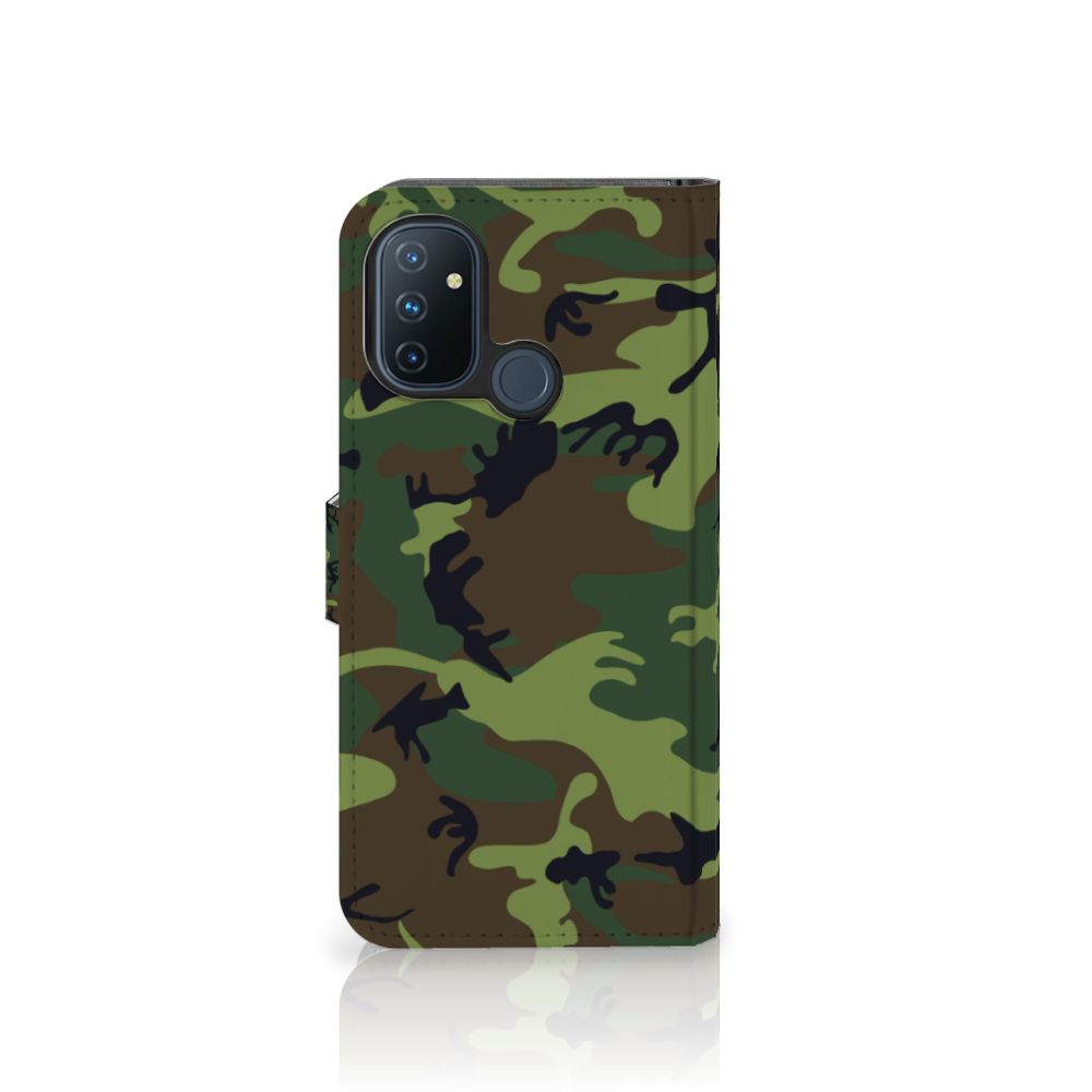 OnePlus Nord N100 Telefoon Hoesje Army Dark