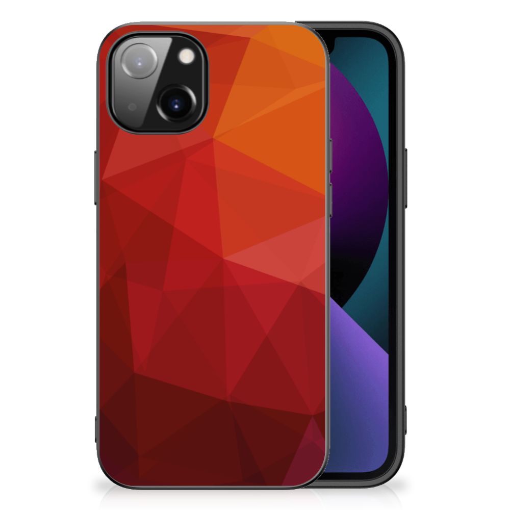 Backcover voor Apple iPhone 13 Polygon Red B2C Telecom