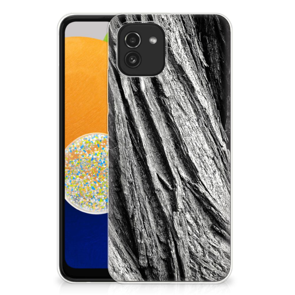 Bumper Hoesje Samsung Galaxy A03 Boomschors Grijs B2C Telecom