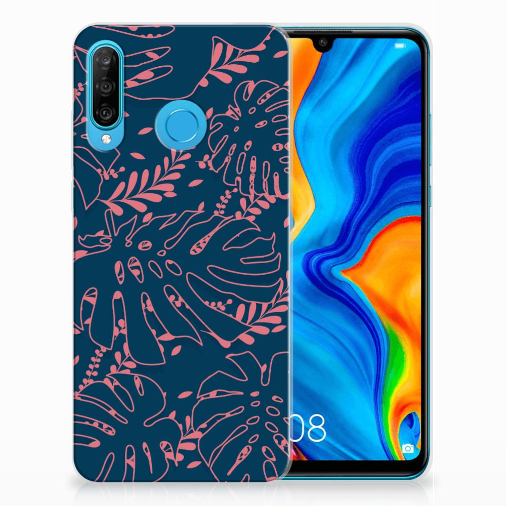 Huawei P30 Lite TPU Case Palm Leaves