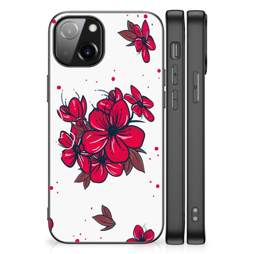 Apple iPhone 13 Bloemen Hoesje Blossom Red B2C Telecom