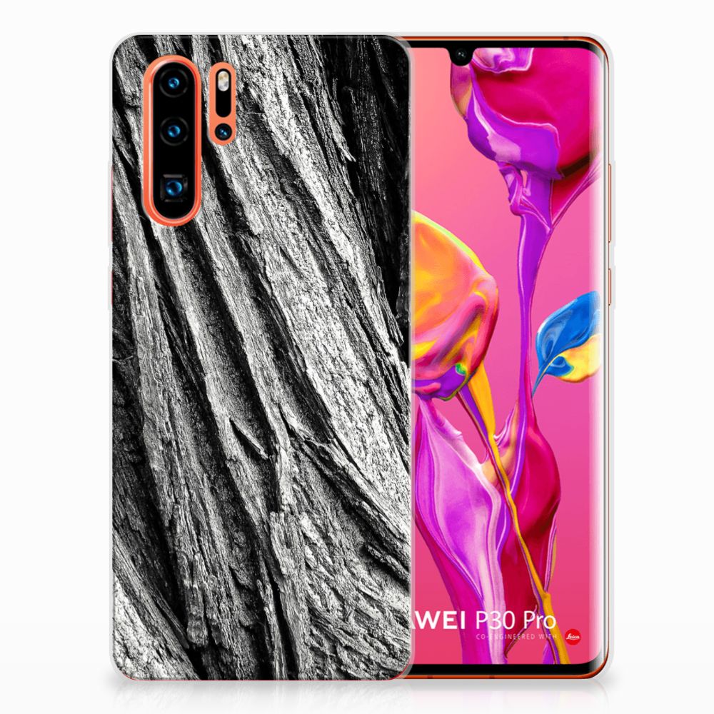 Bumper Hoesje Huawei P30 Pro Boomschors Grijs