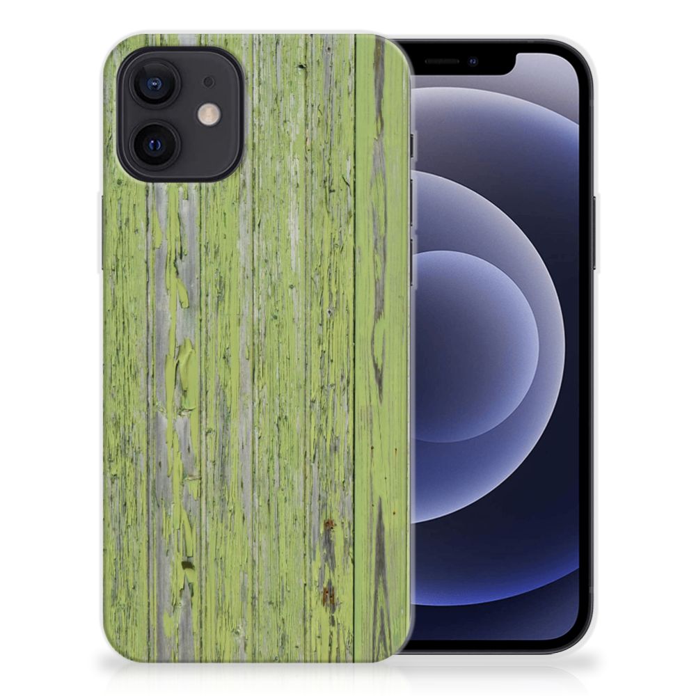 iPhone 12 | 12 Pro (6.1") Bumper Hoesje Green Wood