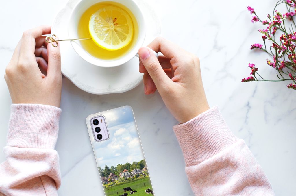 Motorola Moto G42 TPU Hoesje Koeien B2C Telecom