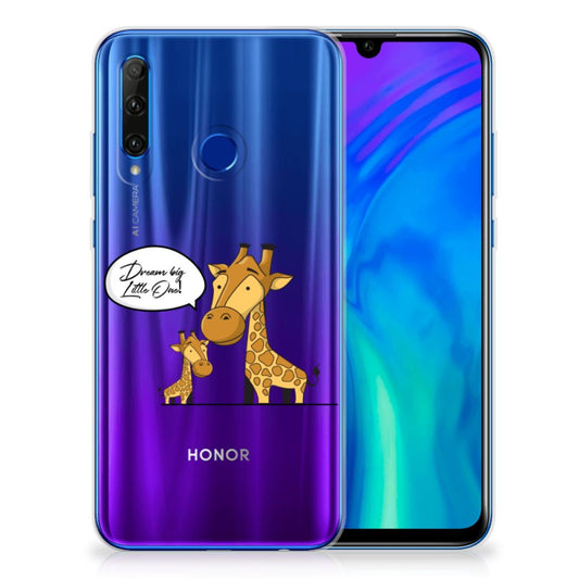 Honor 20 Lite Telefoonhoesje met Naam Giraffe