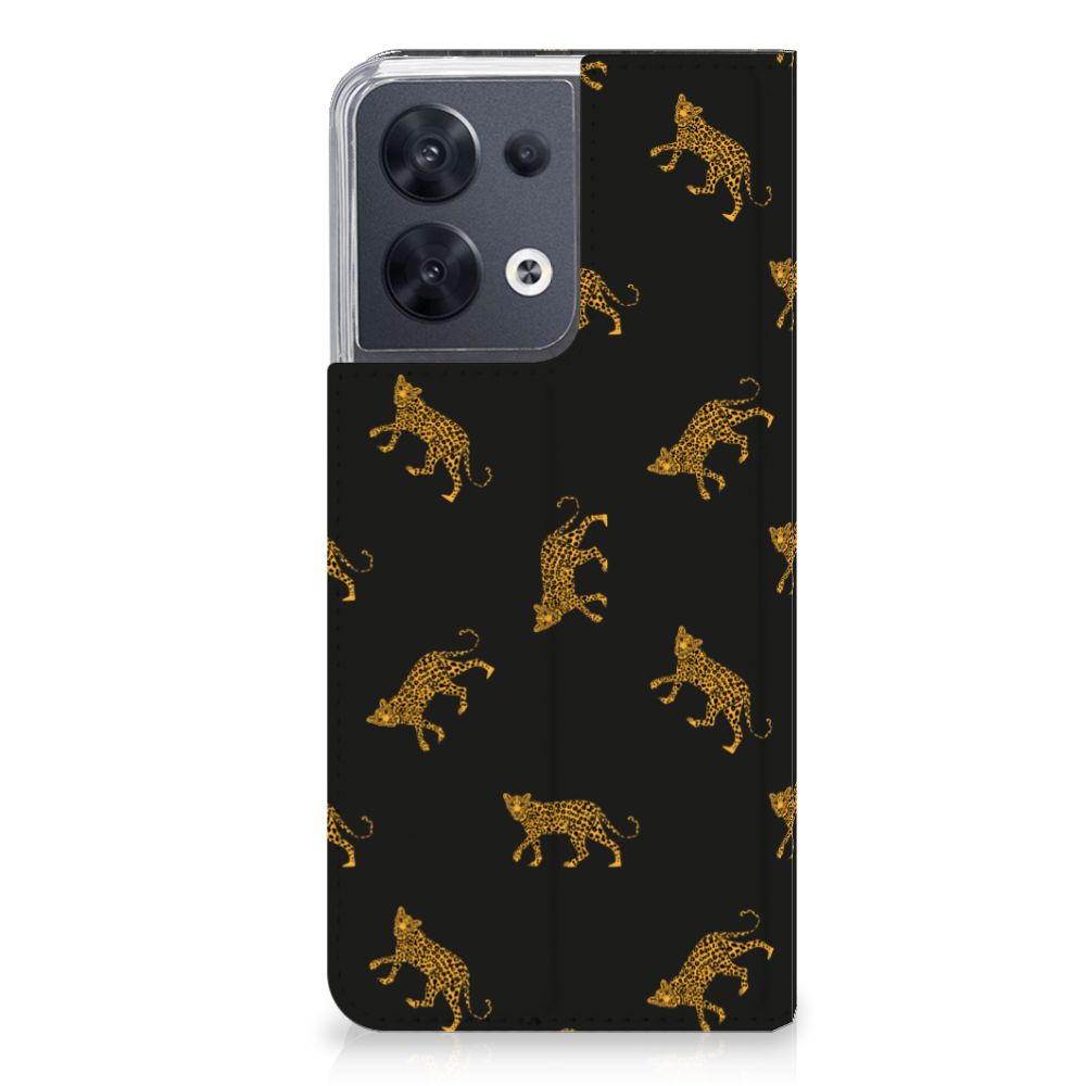 Hoesje maken voor OPPO Reno8 Leopards - B2C Telecom