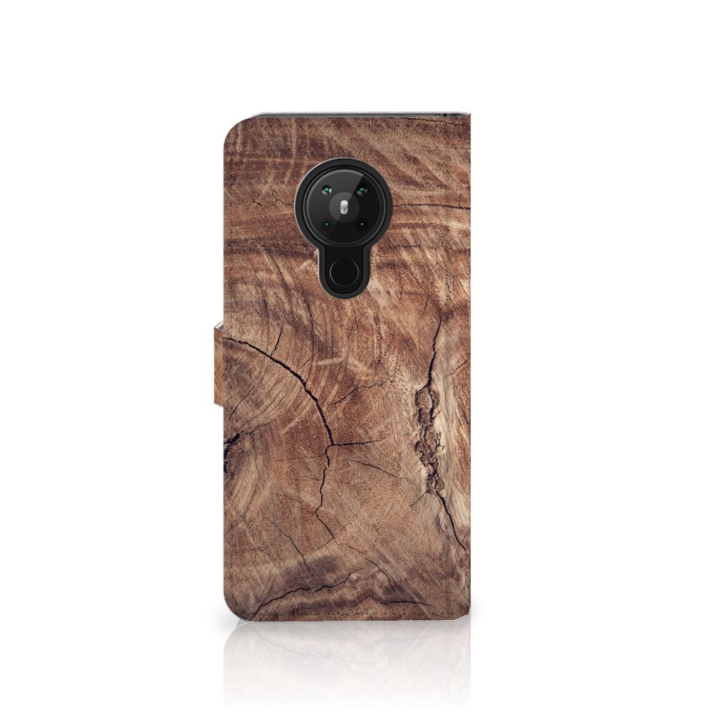 Nokia 5.3 Book Style Case Tree Trunk