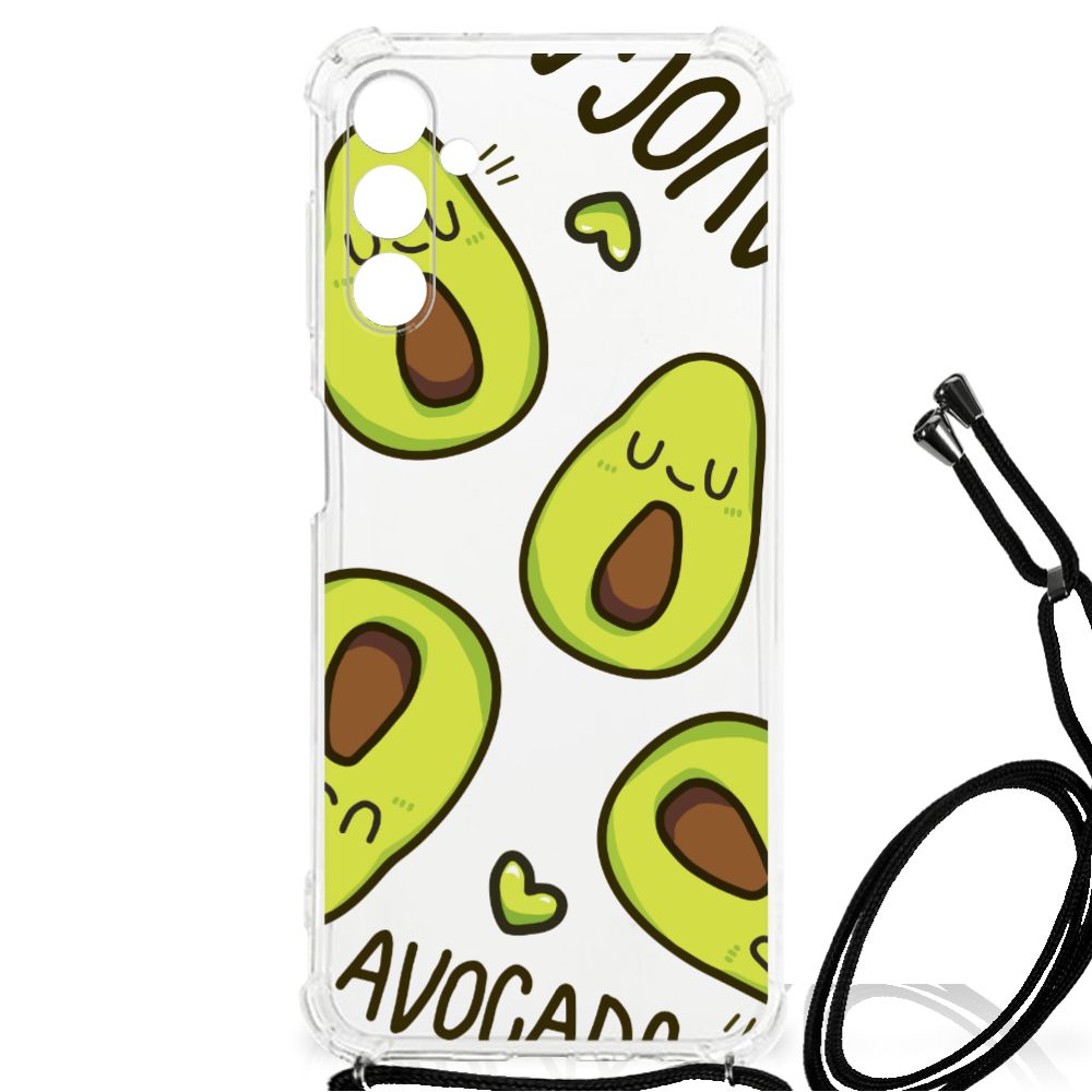 Samsung Galaxy A13 5G | A04s Stevig Bumper Hoesje Avocado Singing