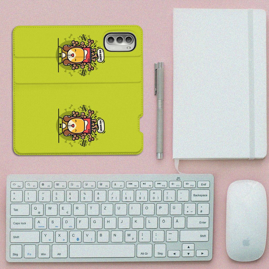 Motorola Moto G51 5G Magnet Case Doggy Biscuit - B2C Telecom