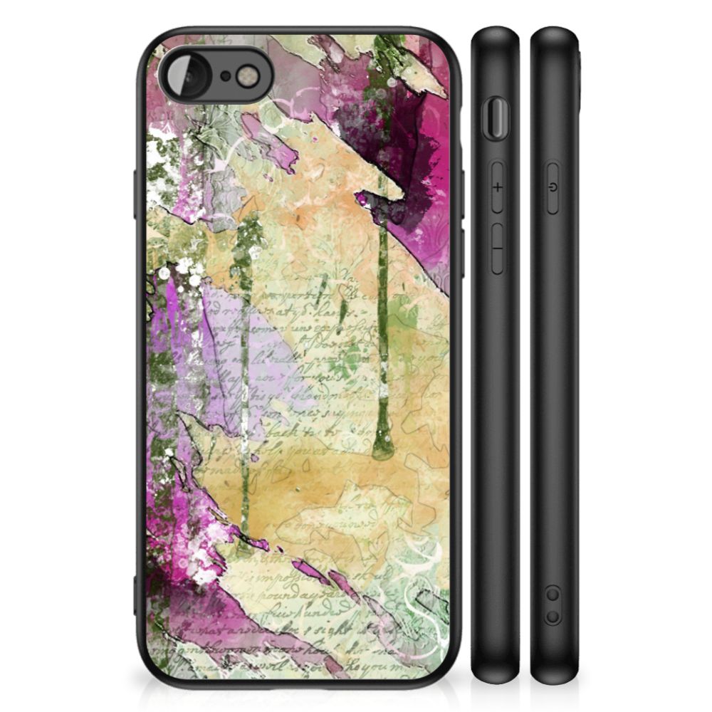 Kleurrijke Telefoonhoesje iPhone SE 2022 | SE 2020 | 7/8 Letter Painting met kleurrijk design en bescherming voor Apple iPhone.