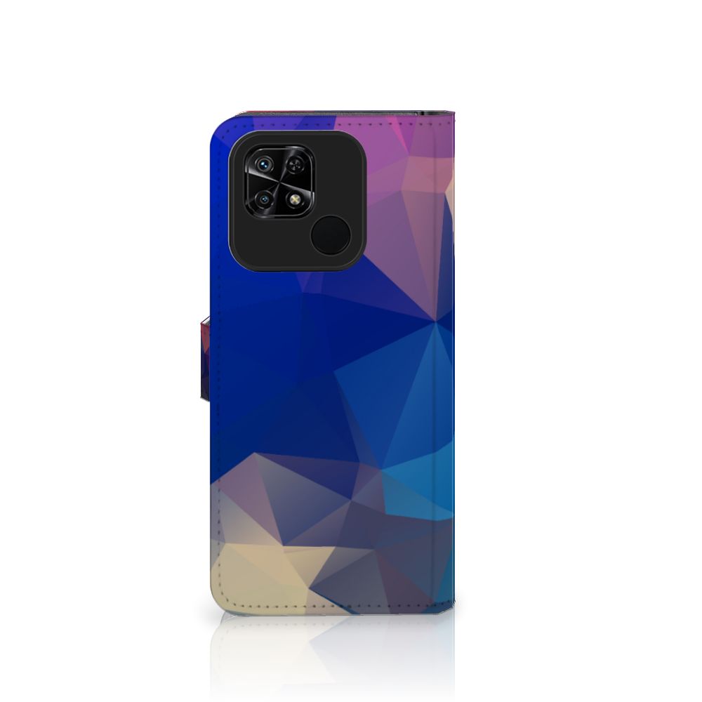 Xiaomi Redmi 10C Book Case Polygon Dark